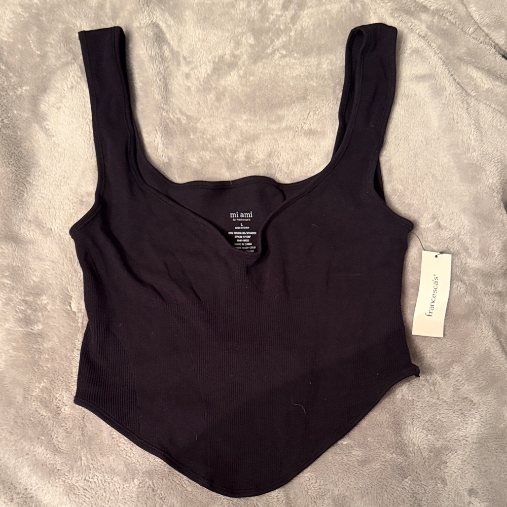 miami Black Tanktop